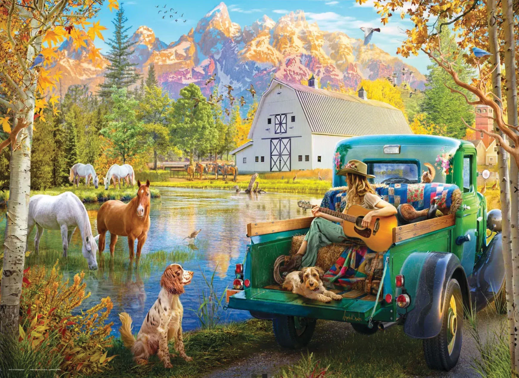 Singing Lake Jigsaw Puzzle