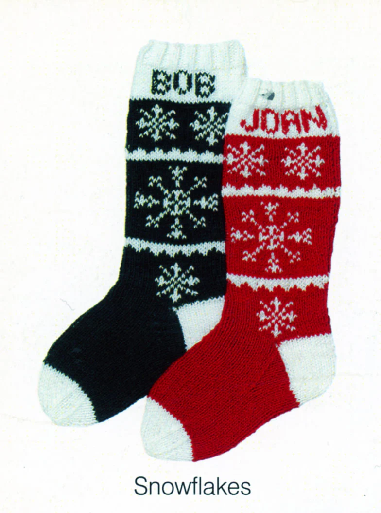 Snowflake Stocking Pattern