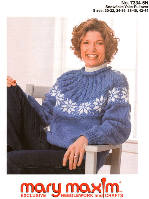 Snowflake Yoke Pullover Pattern