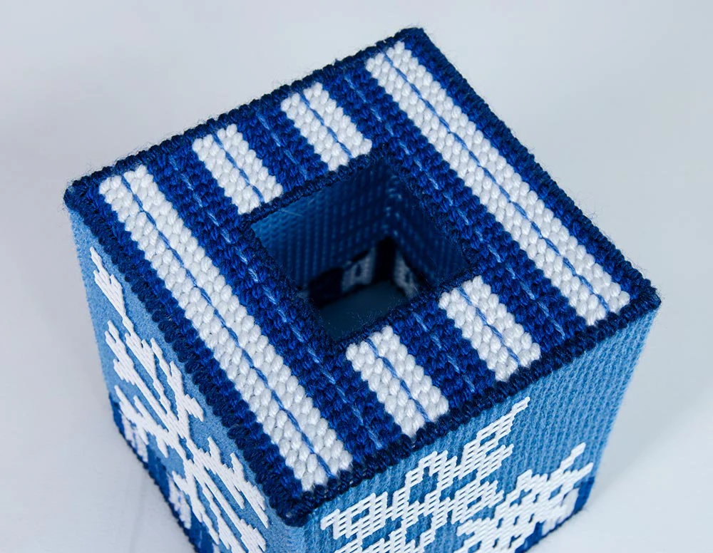 Snowflakes & Snowman Plastic Canvas Ensemble - Image 4