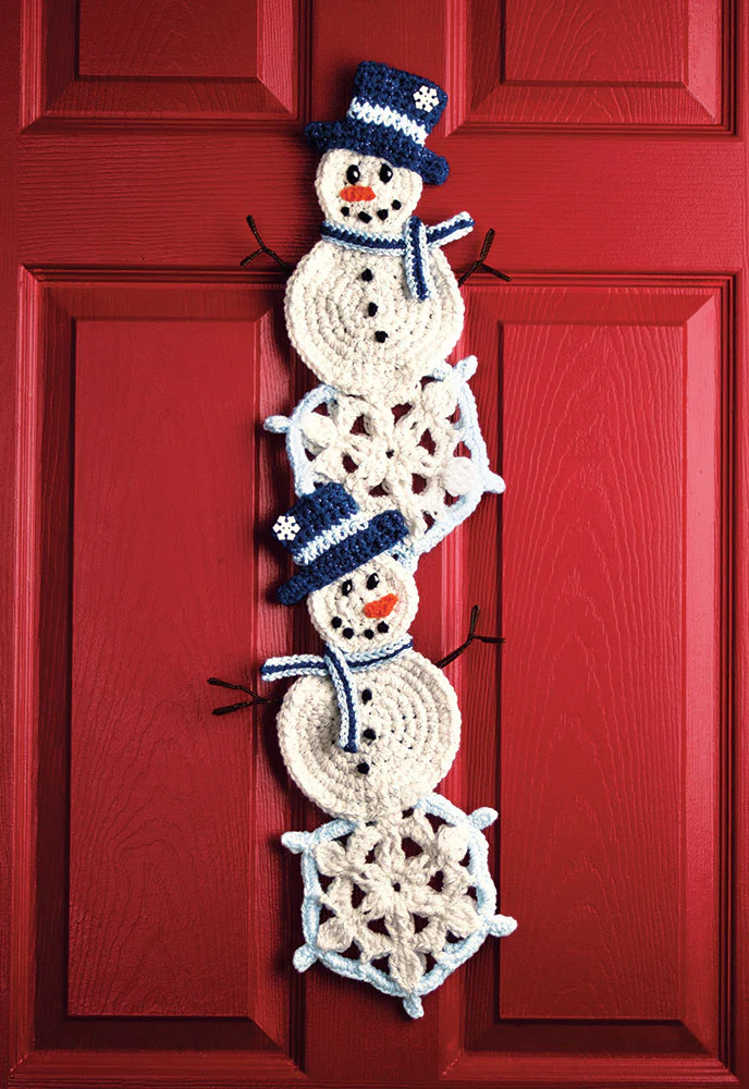 Snowman and Snowflake Wall Hanging