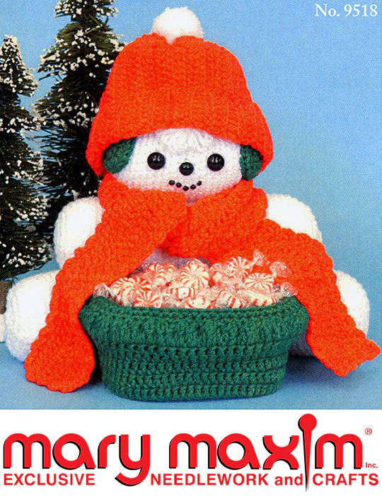Snowman Candy Holder Pattern