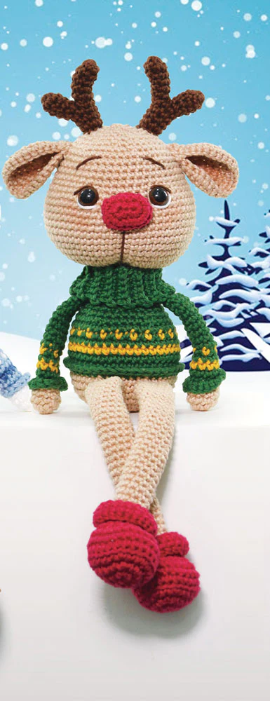 Snowman & Reindeer Amigurumi Kits - Image 3