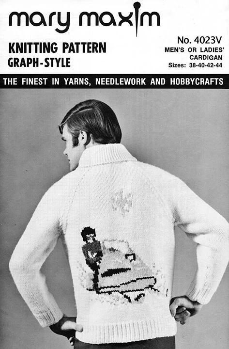 Adult Snowmobile Cardigan Pattern - Image 4