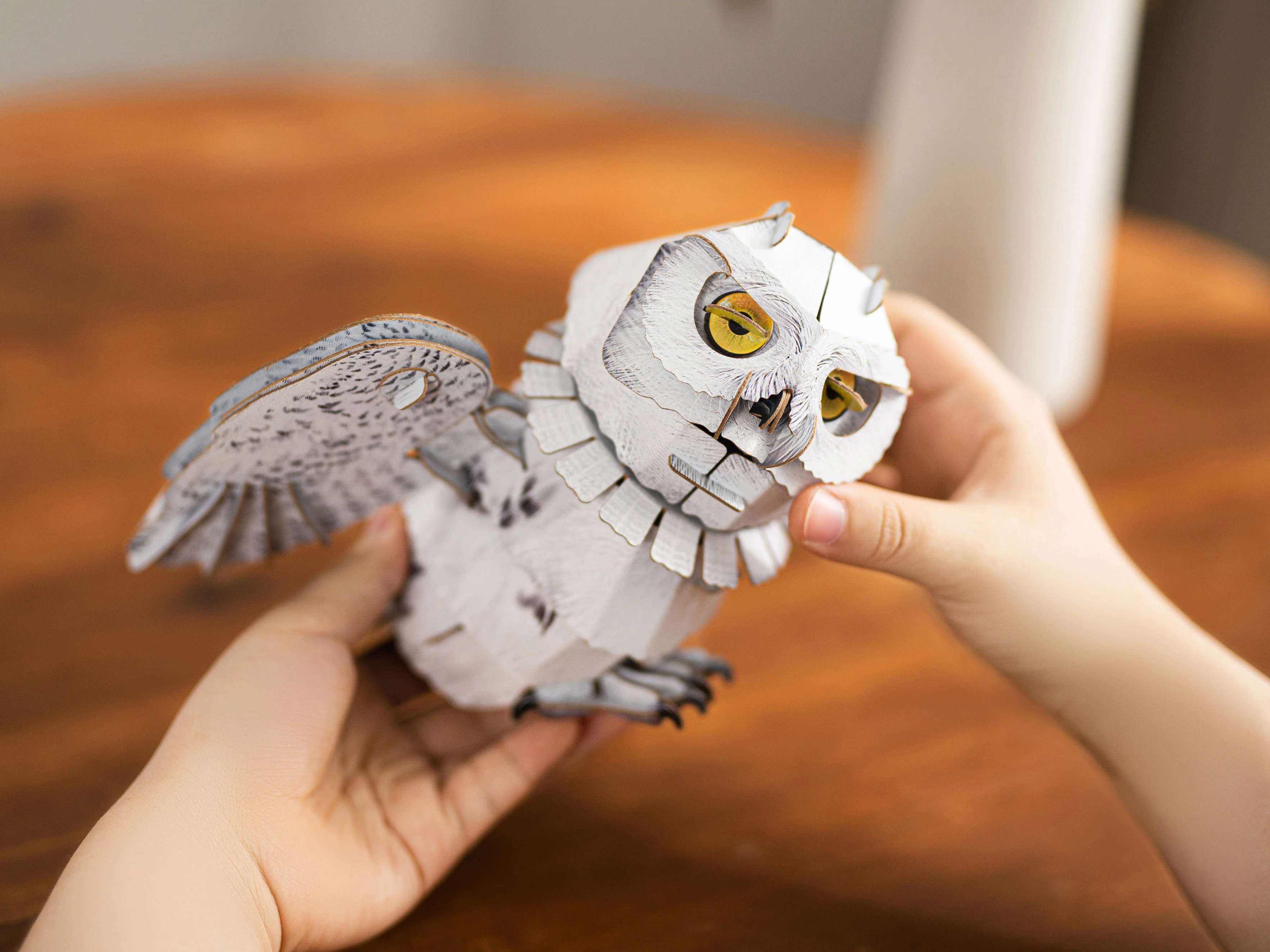 Snowy Owl 3D DIY Puzzle - Image 3