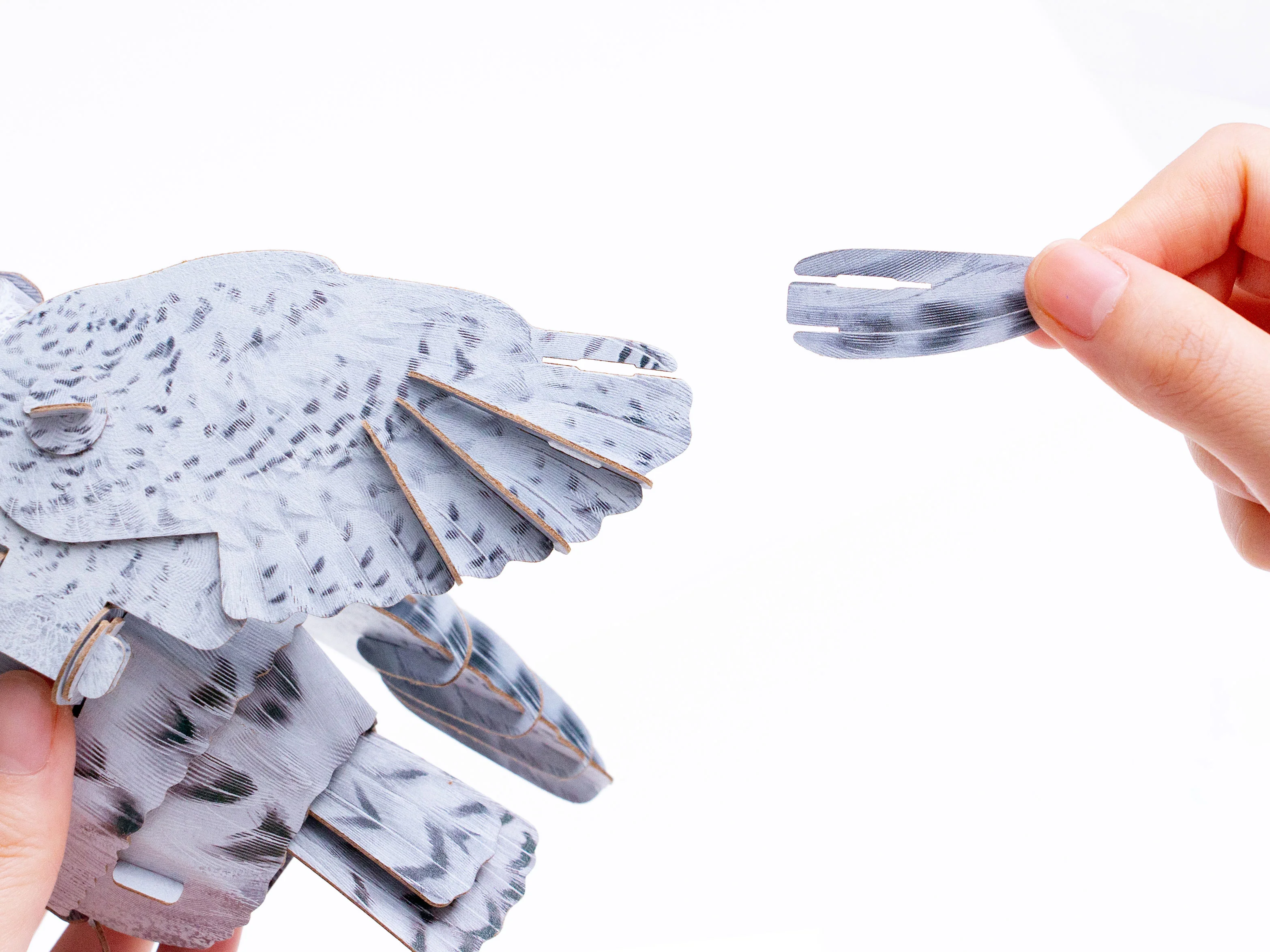 Snowy Owl 3D DIY Puzzle - Image 5