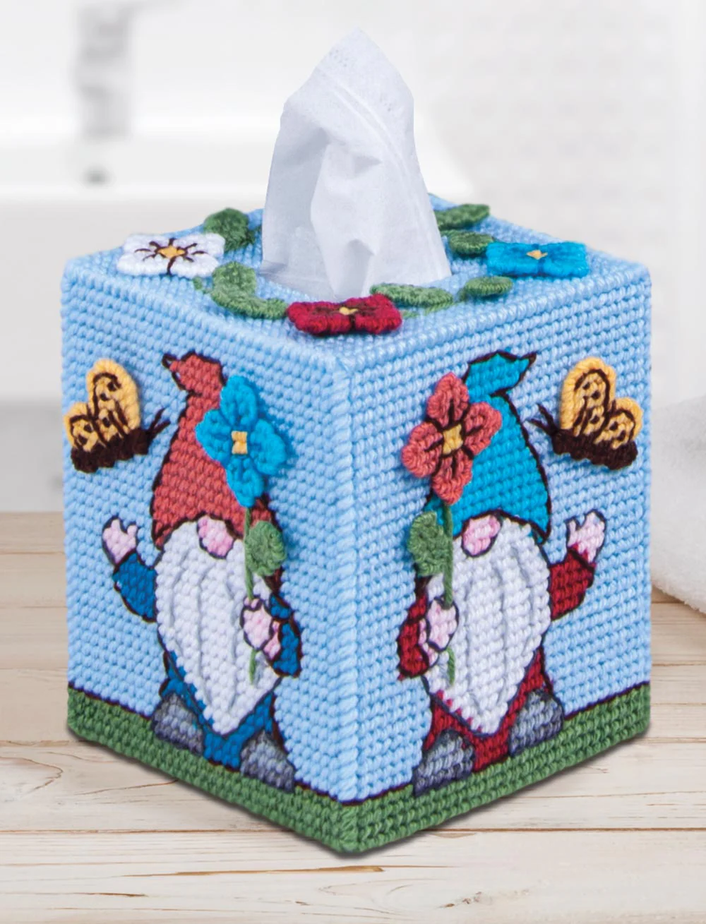 Spring Gnomes Plastic Canvas Ensemble - Image 3