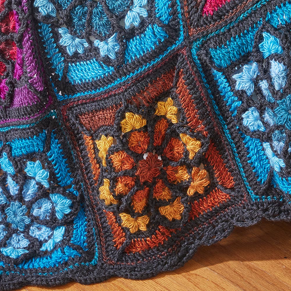JulieAnny's Stained Glass Afghan - Image 3