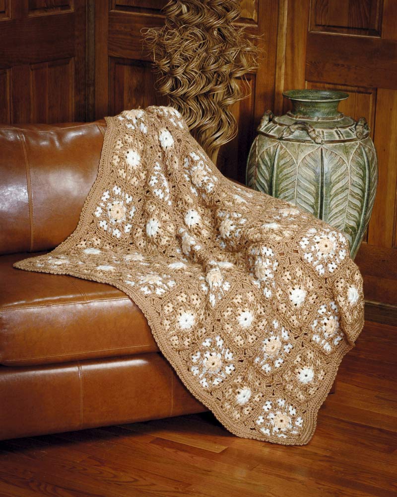 Starflower Throw Pattern