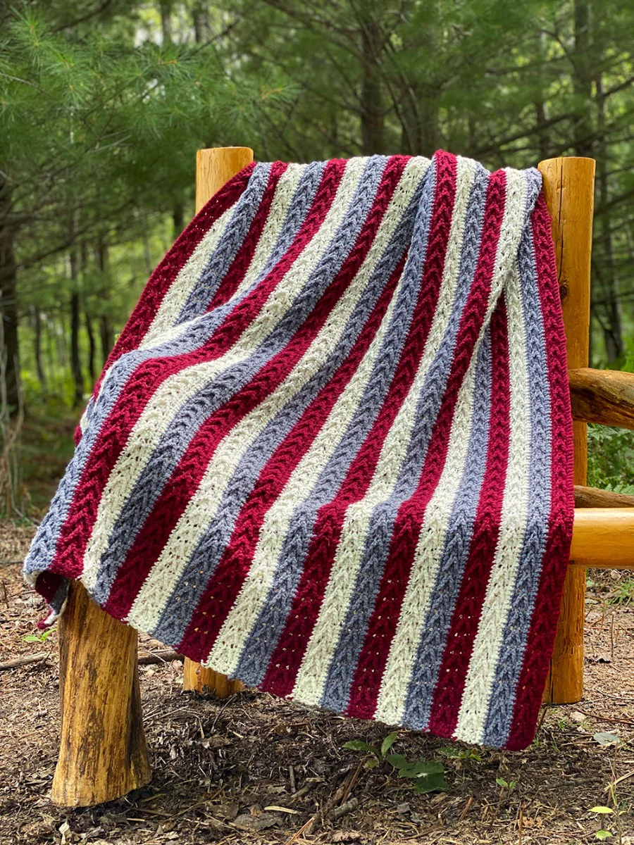 Striped Arrowhead Throw - Image 2