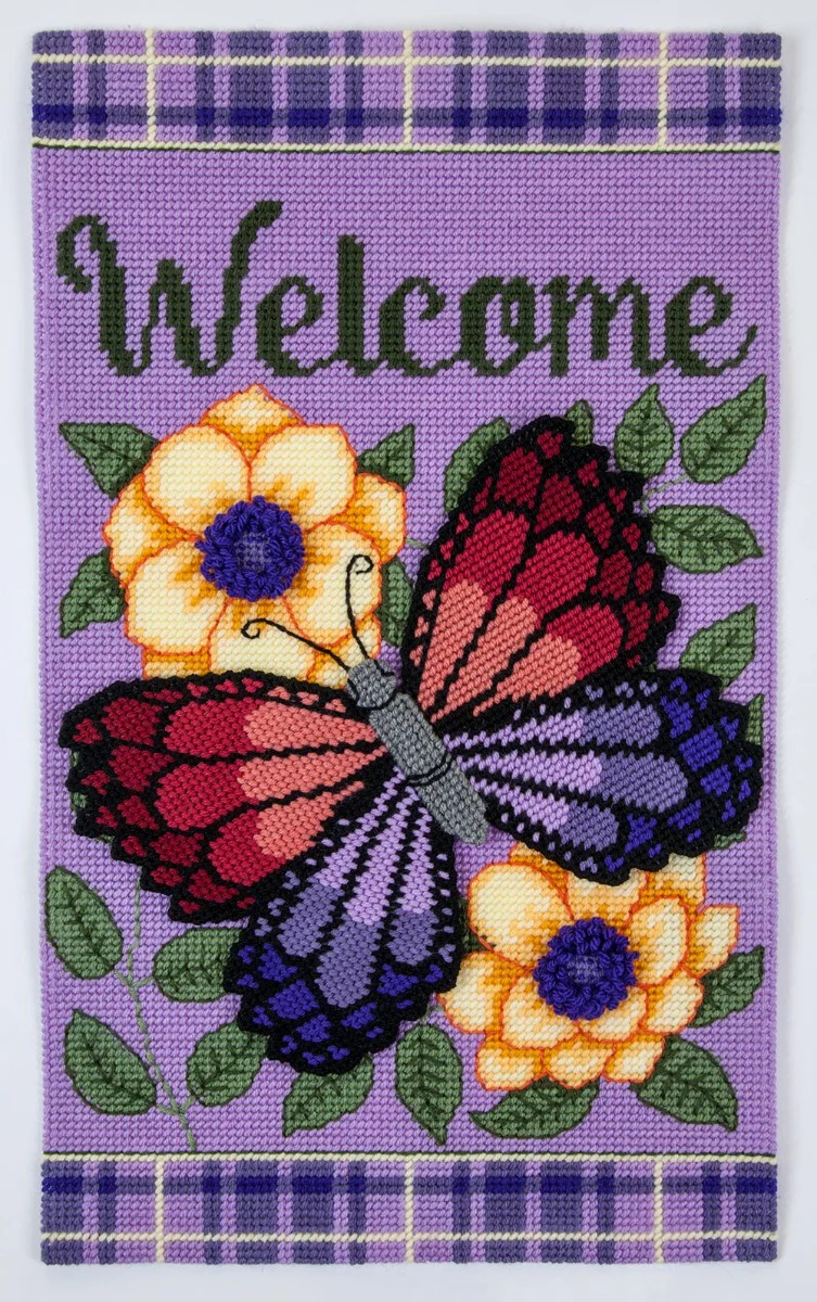 Summer Flutter Plastic Canvas Ensemble - Image 2