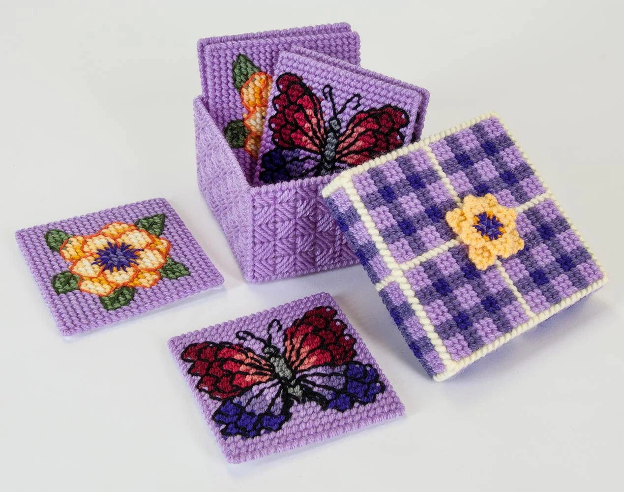 Summer Flutter Plastic Canvas Ensemble - Image 3