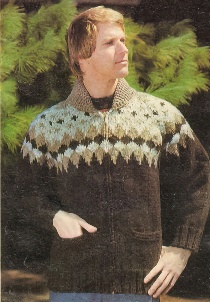 Sun Valley Men's Cardigan Pattern - Image 2