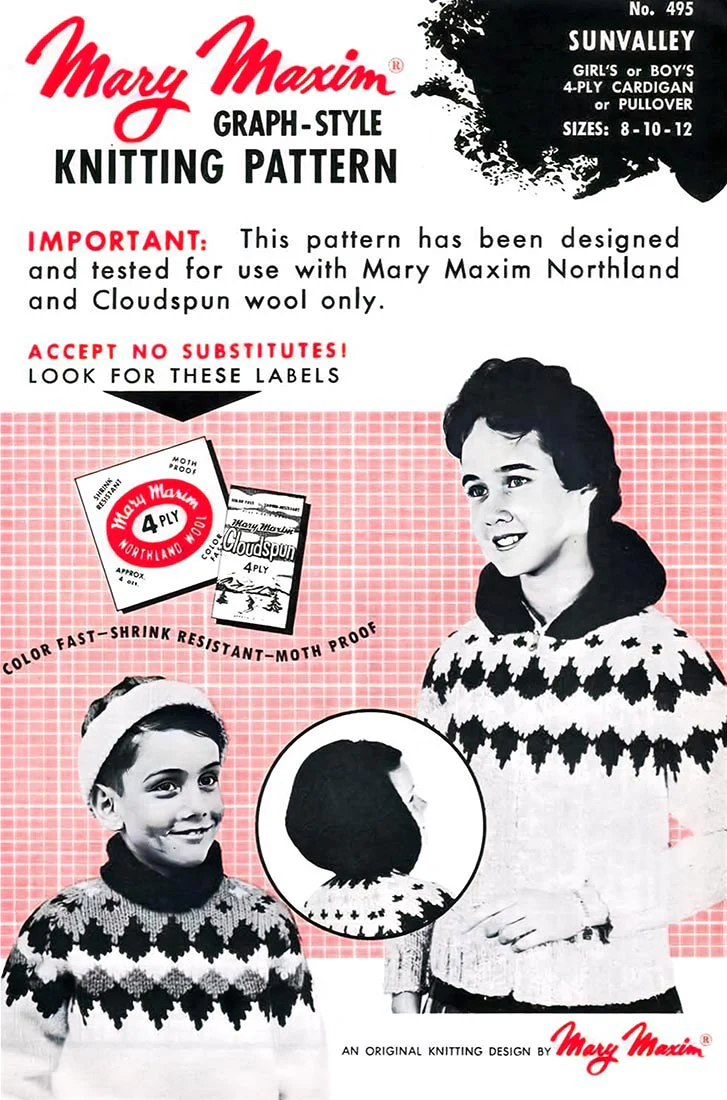 Sun Valley Children's Sweater Pattern - Image 2