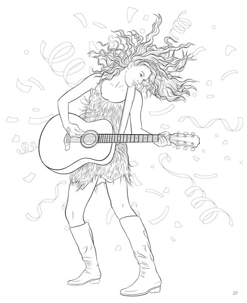 Super FAN-tastic Taylor Swift Coloring and Activity Book - Image 6