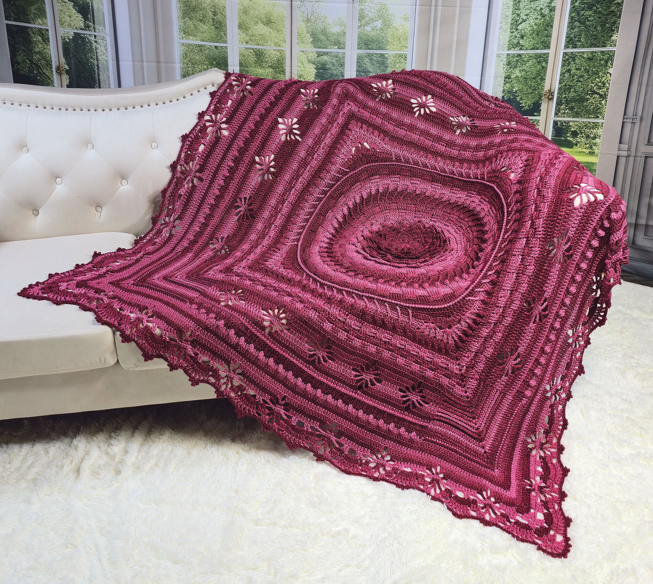 Sweet Mother Love Crochet Afghan - Image 2