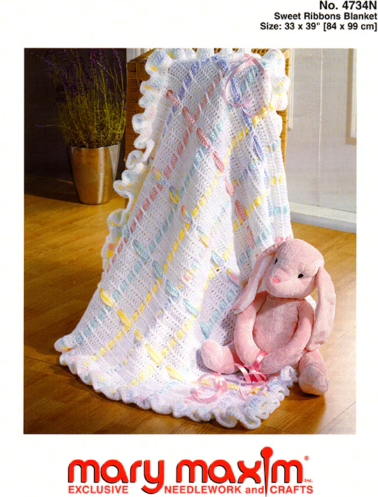 Sweet Ribbons Blanket Pattern - Image 2