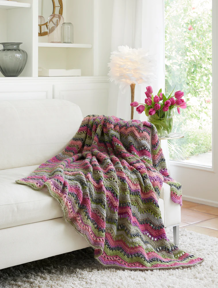 Terra Ripple Throw Pattern