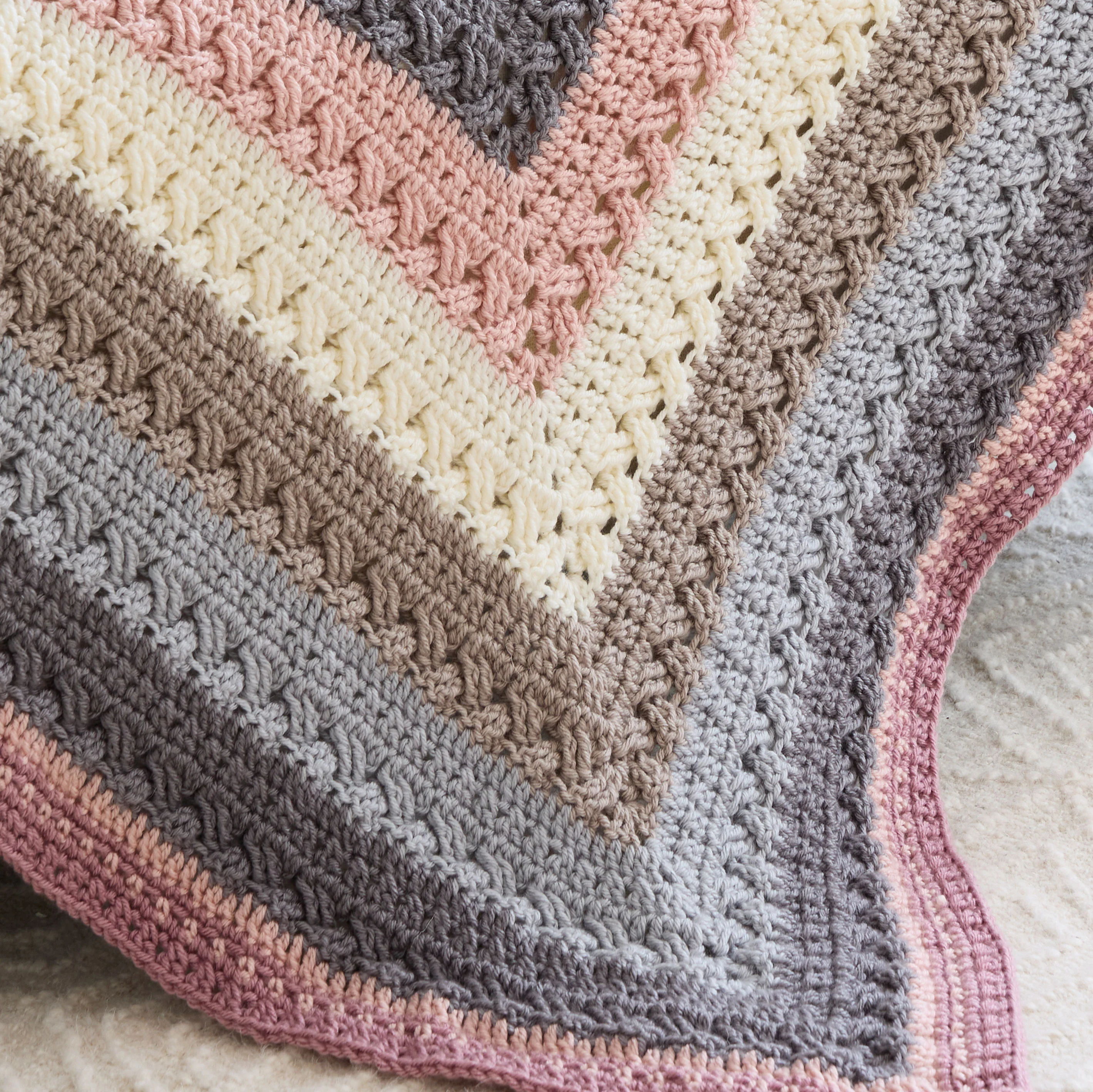 Textures Squared Crochet Blanket - Image 5