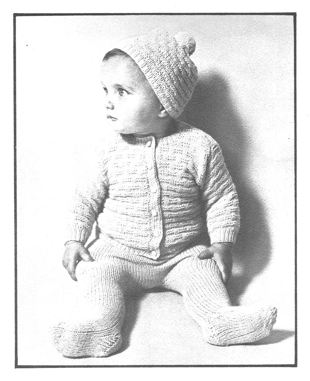 Three Piece Outfit for Baby Pattern - Image 2