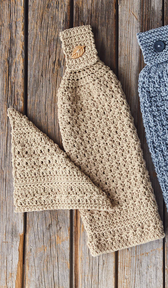 Towel & Dish Cloth Set - Crochet
