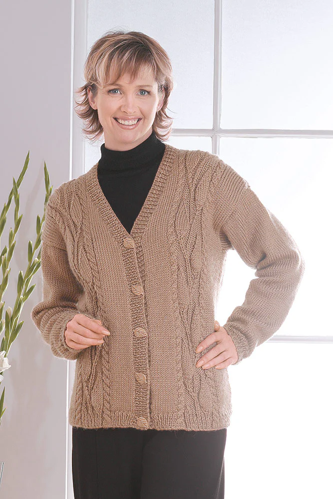 Trailing Leaves Cardigan Pattern