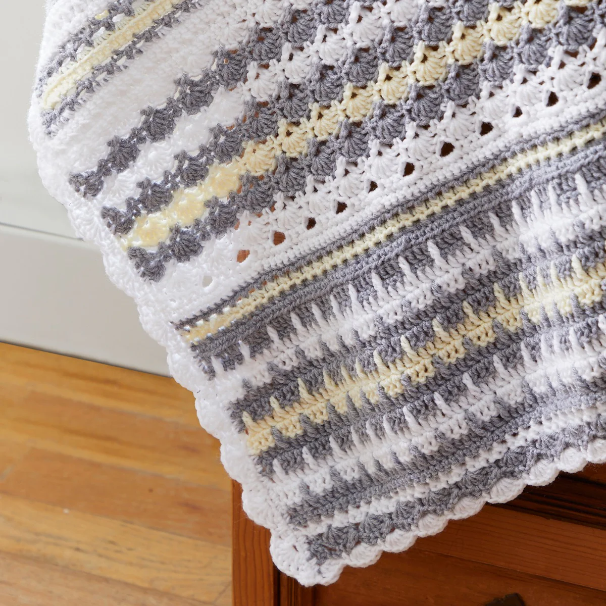 Tri-Color Sampler Baby Blanket Pattern - Image 5