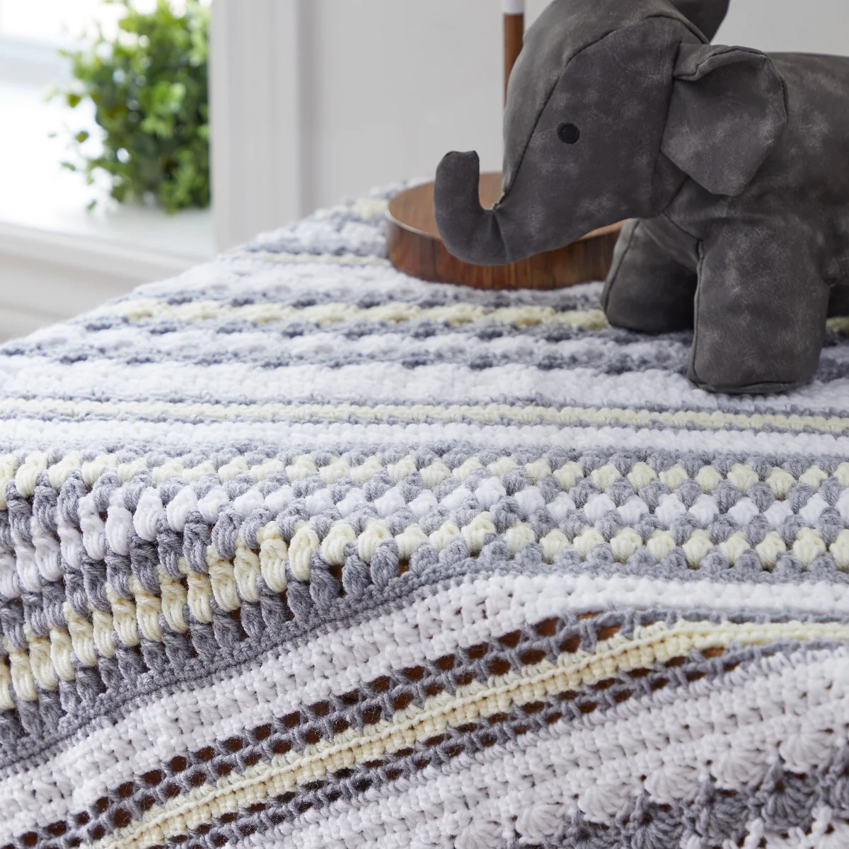 Tri-Color Sampler Baby Blanket Pattern - Image 6