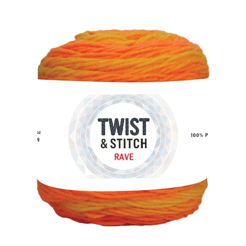 Twist & Stitch Rave Yarn