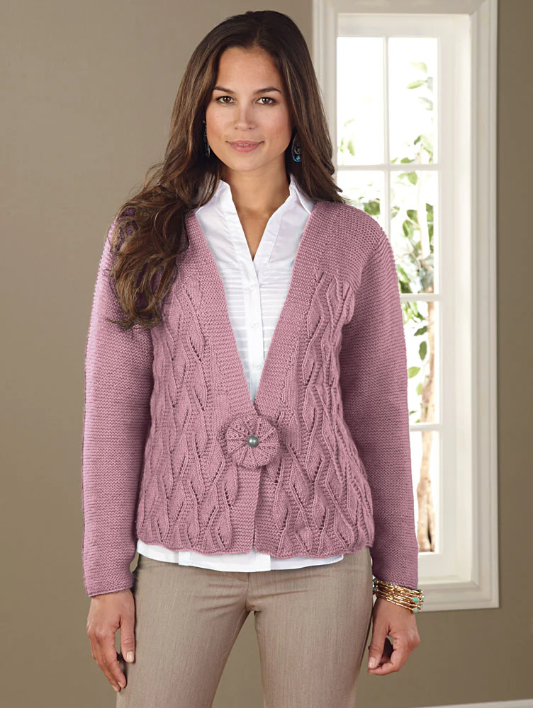 V-Neck Cardigan Pattern - Image 2