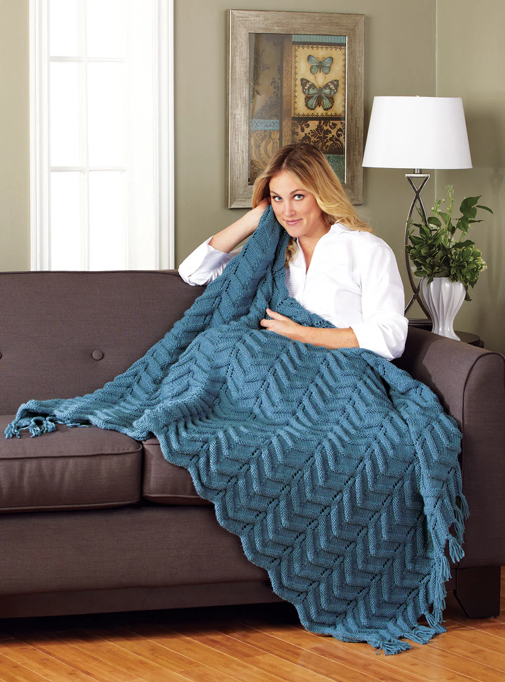 Vertical Zigzag Throw Pattern