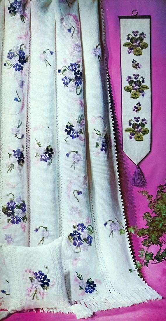 Violets Afghan Pattern