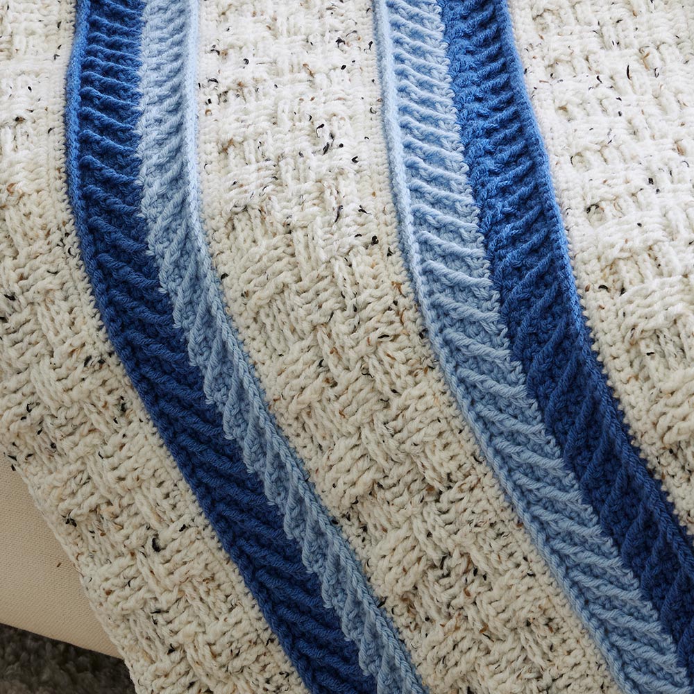 Vivid Stripes Afghan Pattern - Image 2