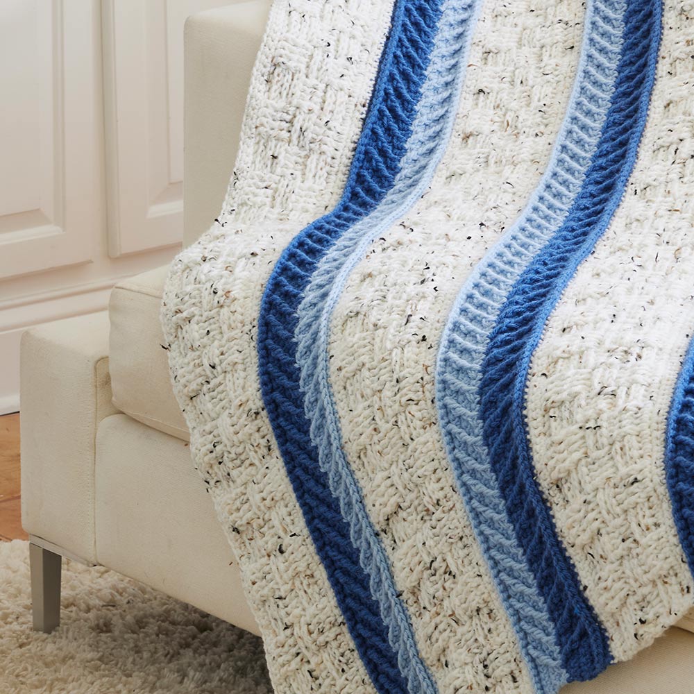 Vivid Stripes Afghan Pattern - Image 3