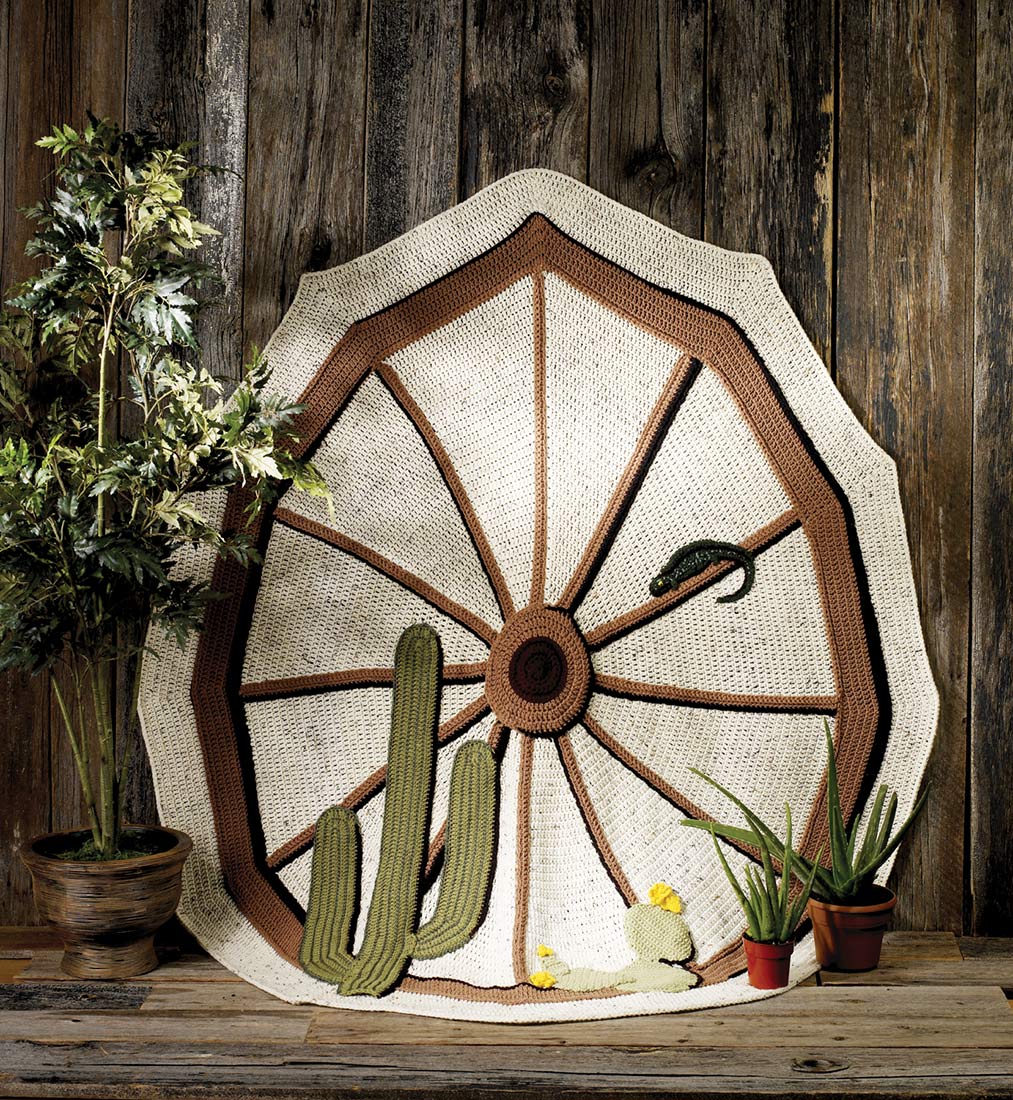 Wagon Wheel Throw Pattern