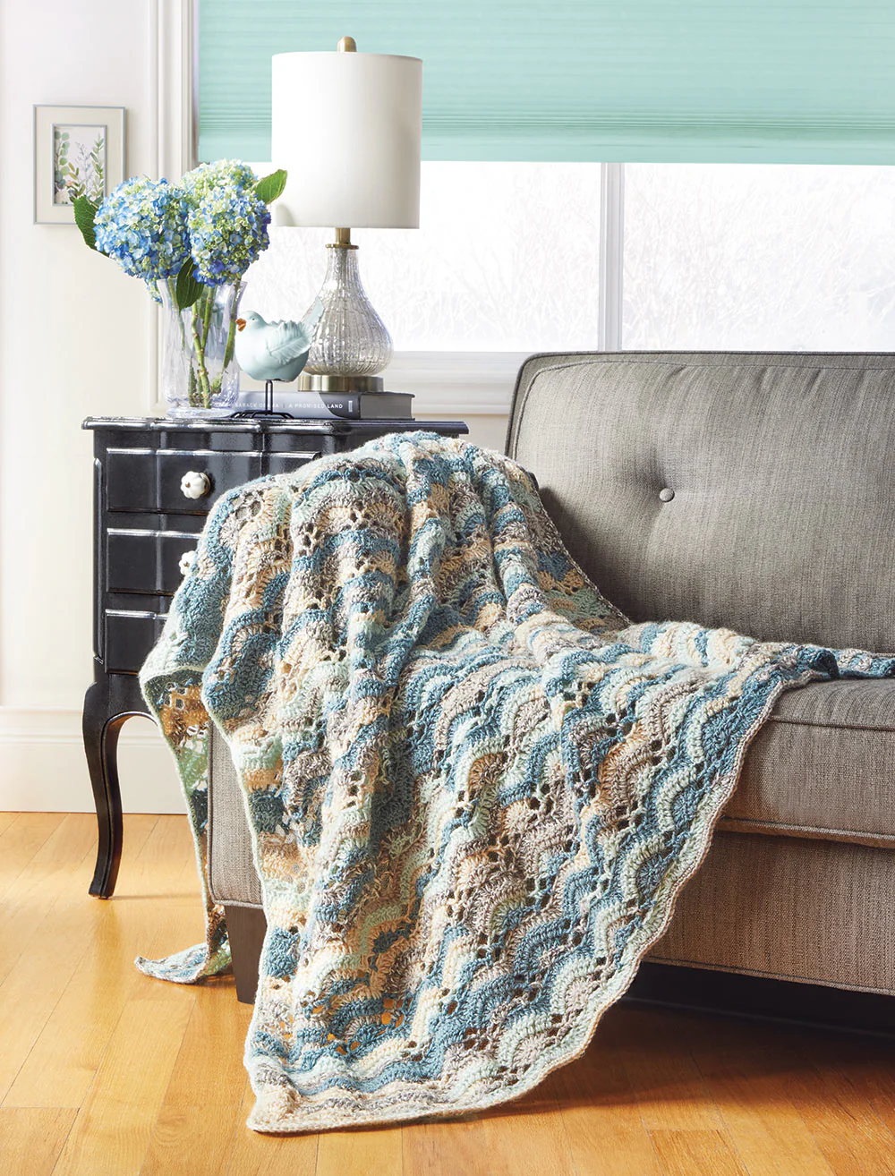 Waterfall Ripple Afghan