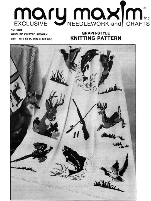 Wildlife Afghan Pattern - Knit - Image 2