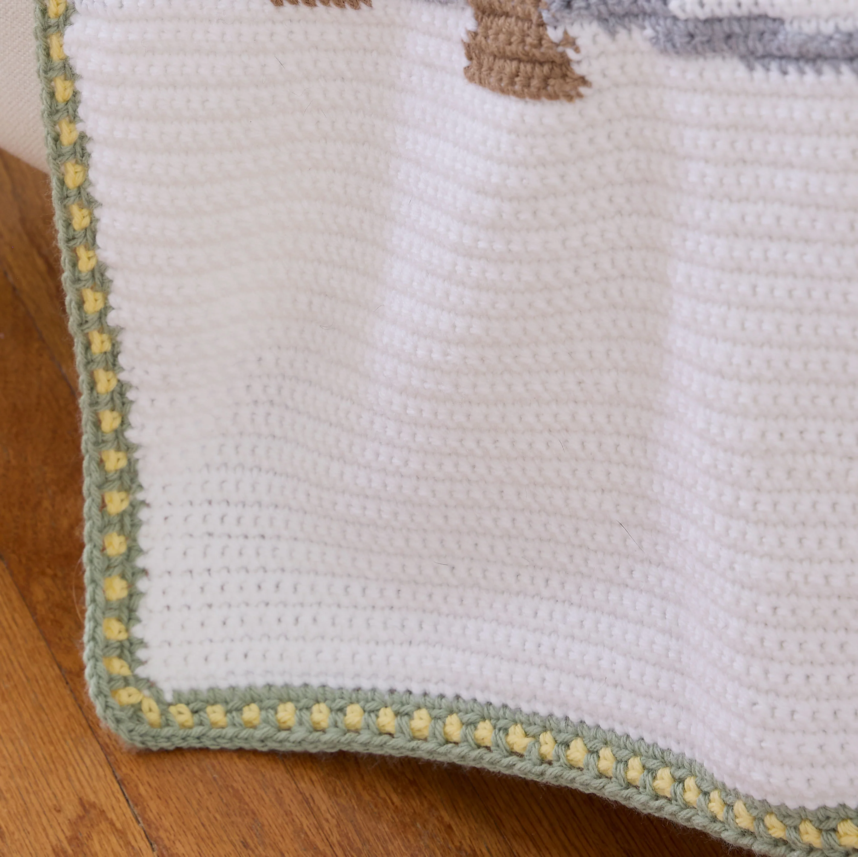 Winter Cabin Crochet Blanket - Image 2