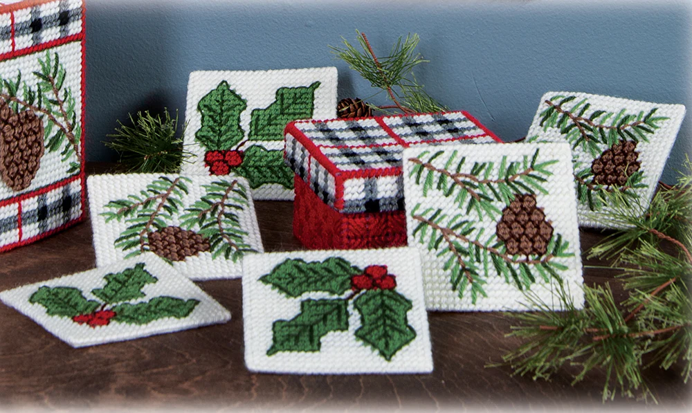 Winter Welcome Plastic Canvas Ensemble - Image 4