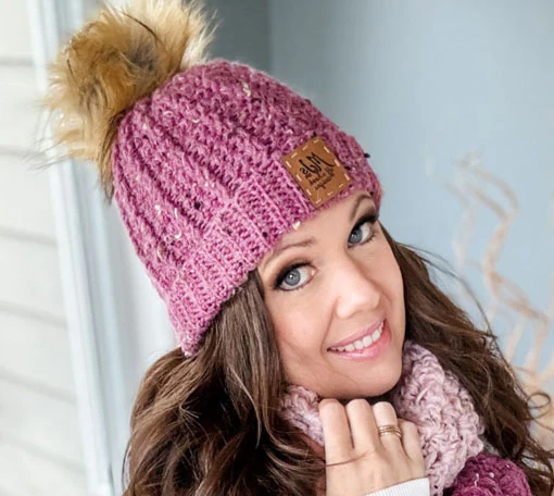 Winter Wonder Cable Crochet Hat - Image 4