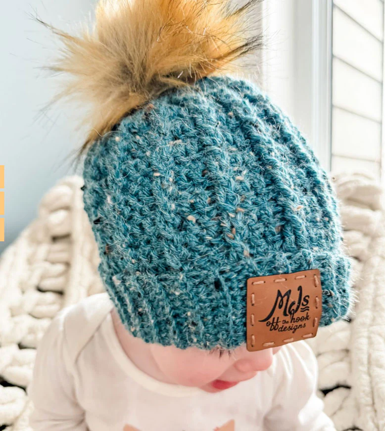 Winter Wonder Cable Crochet Hat - Image 5