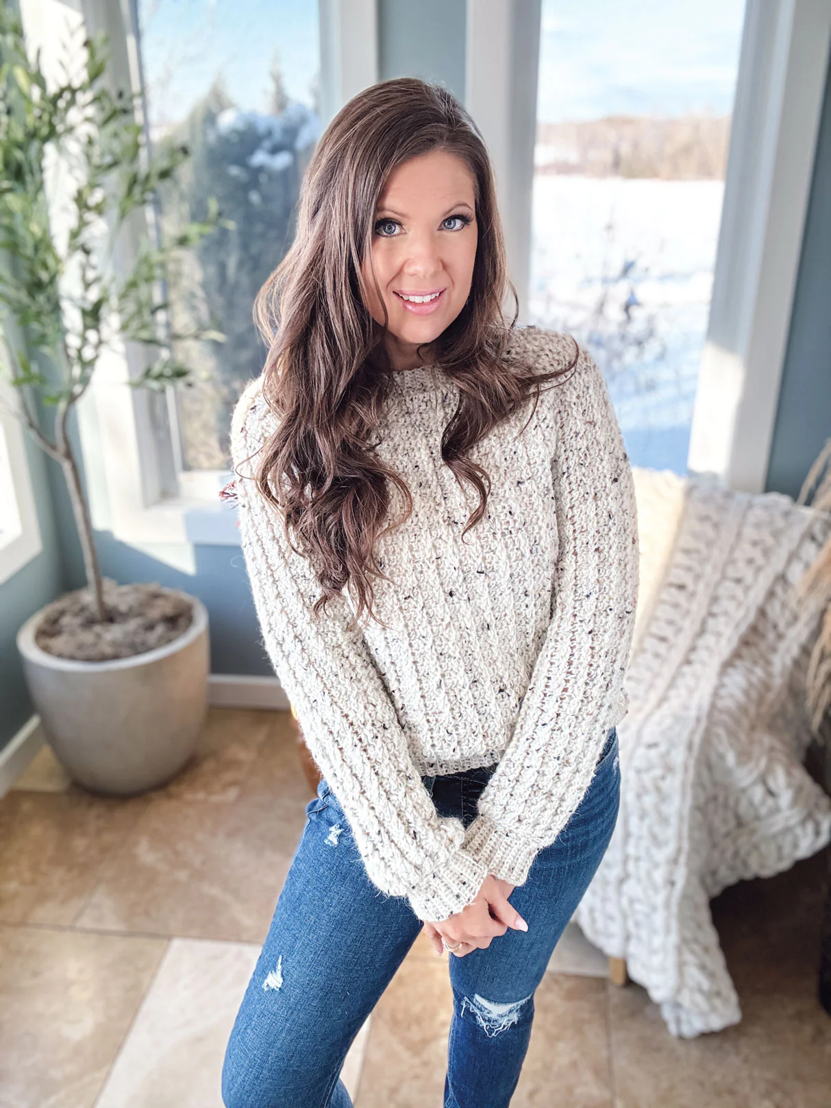 Winter Wonderland Cable Pullover - Image 3