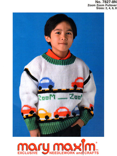 Zoom Zoom Pullover Pattern